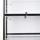 thumbnail image 5 of Cerradura de puerta de vitrina de vidrio sin agujeros Cerradura de caja fuerte de gabinete de vidrio de aleación de zinc (01) JShteea  Libre de BPA, 5 of 6