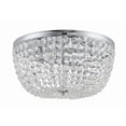 thumbnail image 3 of Crystorama Lighting Nola 5 Light Polished Chrome Ceiling Mount - 20"W x 10"H, 3 of 10
