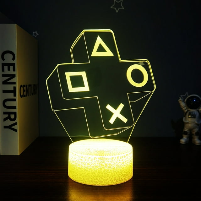 Luz nocturna LED 3D que cambia de color para PlayStation