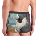 thumbnail image 3 of KLL Flower White Horse (2) Men's Cotton Boxer Briefs Underwear-XX-Large, 3 of 8