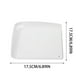 thumbnail image 3 of Pequeña tabla de cortar colgante | Plástico, antideslizante, 17,5x17,5cm | Blanco | Panel de tabla de picar multifuncional para cocina de grado alimentario, que ahorra espacio | Diseño grueso y, 3 of 9