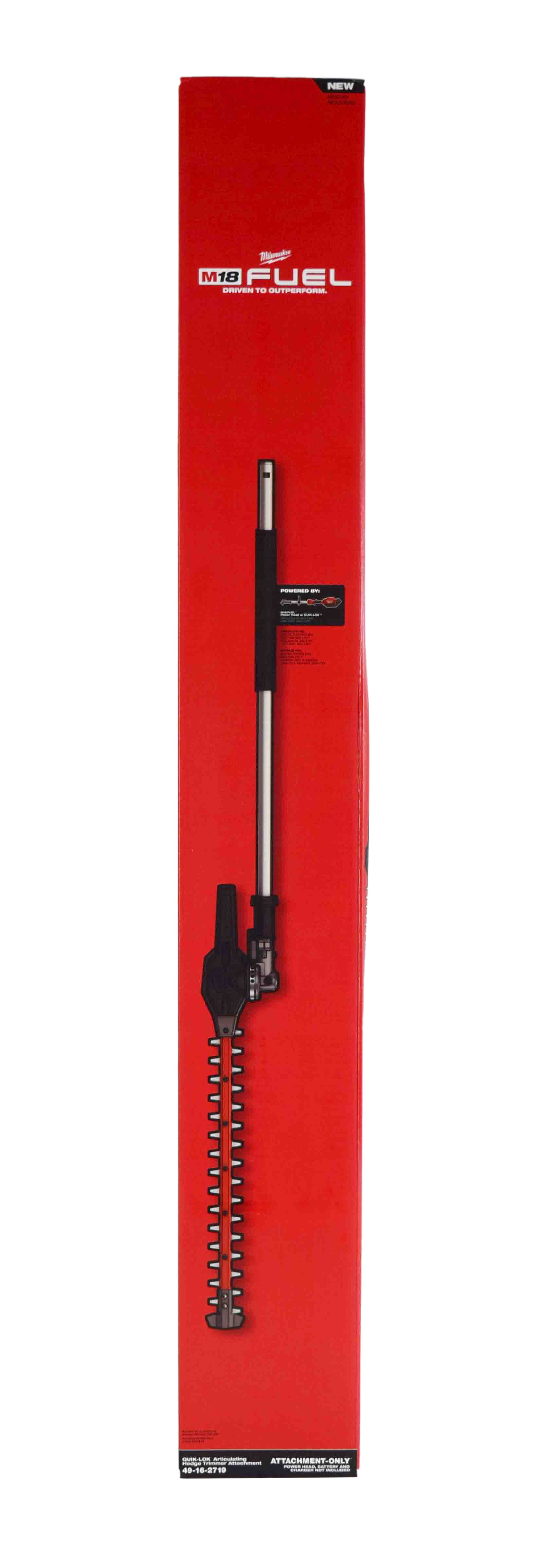 Milwaukee 49-16-2719 18V Articulating Hedge Trimmer Attachment