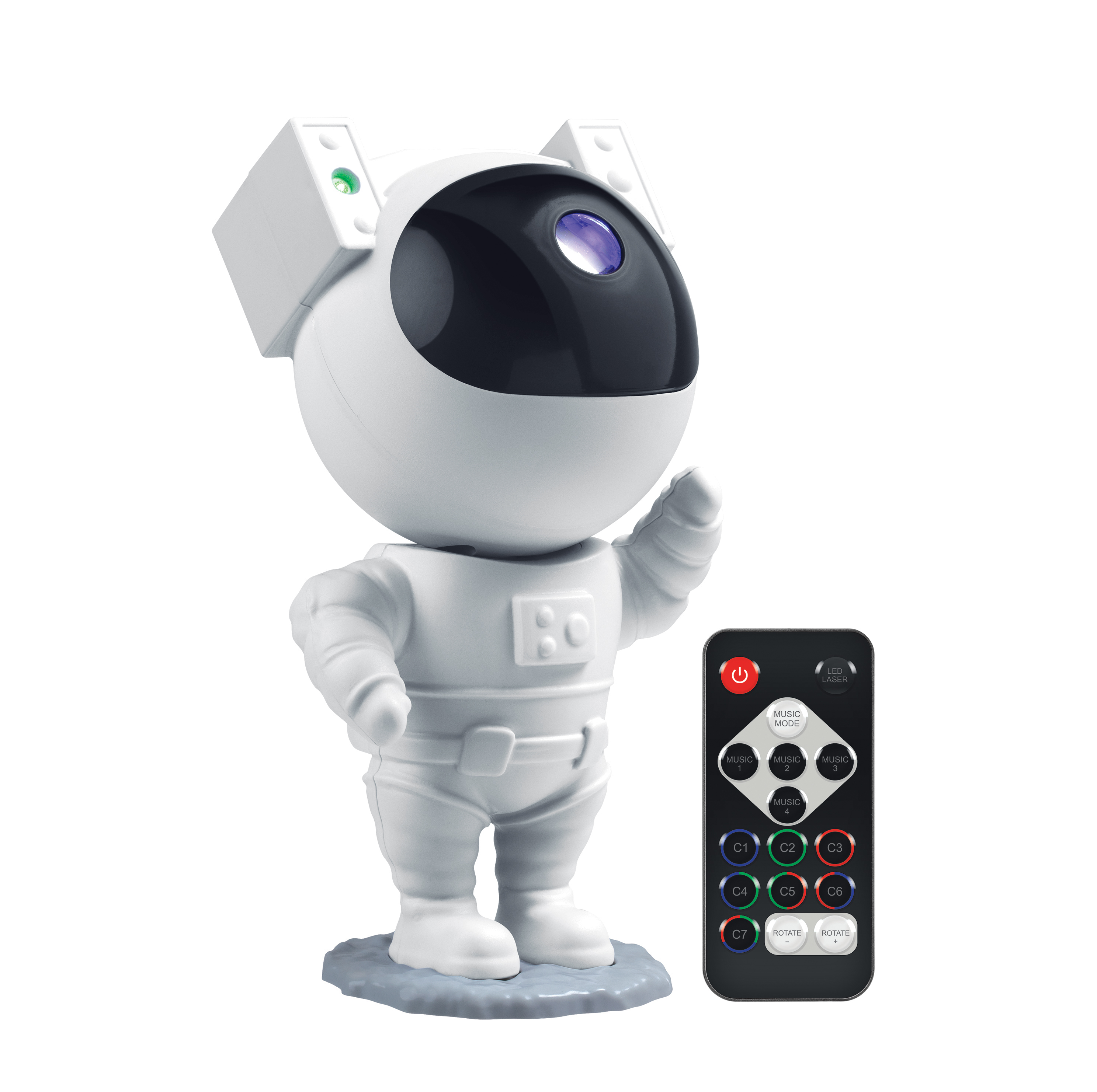 Merkury Innovations Astronaut Galaxy Light Projector with Remote photo 2
