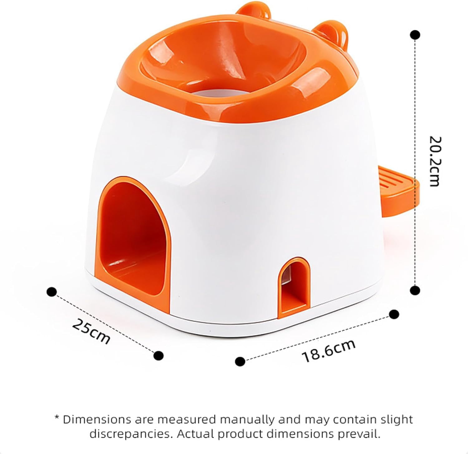 2-in-1 Dog Tennis Ball Launcher & Treat Dispenser, Automatic Ball Thrower for Small Medium Dogs, Interactive Pet Feeder Toy, No Batteries Needed