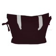 thumbnail image 2 of Custom Personalized 16" Cotton Tote Bag with Drawstring Side Pockets Blank, Black, 2 of 5