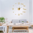 thumbnail image 5 of Reloj de pared 3D DIY con superficie de espejo sin marco, reloj de pared grande, decoración del hogar para sala de estar, dormitorio, oficina en casa, habitación de niños, hotel, cafetería, bar,, 5 of 5