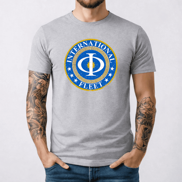 Vintage INTERNATIONAL FLEET LOGO T-SHIRT - Ender®s Orson Scott Card Game T-Shirt