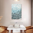 thumbnail image 3 of Elephant Stock Deeper Blue Wall Art - Vertical Multi Panel Canvas - Living Room Wall Decor - Animal Multi Panel - Blue And White Decor By Norman Wyatt Jr. - 28" x 45", 3 of 8