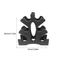 thumbnail image 4 of Wosthever Estante de almacenamiento de mancuernas de mano negro, práctico y conveniente para entusiastas del fitness, fácil montaje Ropa Deportiva, Zapatos rodamiento de 12kg, 4 of 6