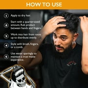 Suavecito Matte Pomade, for All Hair Types, Original Scent, Medium Hold, Men, 4 oz