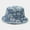 Sky Blue, variant on Four Seasons Denim Cartoon Flower Embroidery Bucket Hat Fisherman Hat Outdoor Travel Sun Cap For Girl And Women 151