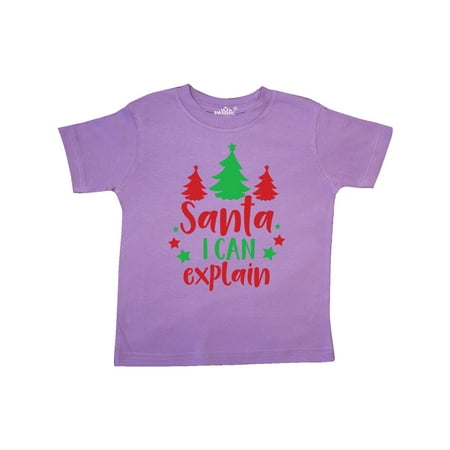 

Inktastic Santa I can Explain Stars Christmas - Red Green Gift Toddler Boy or Toddler Girl T-Shirt