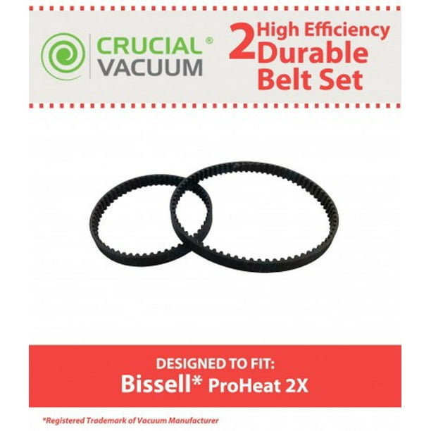 2 Bissell ProHeat 2X Belt Kit, Part 2036688, 2036804