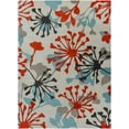 thumbnail image 6 of Hauteloom Dickens Living Room, Bedroom Area Rug - Contemporary - Teal, Red, Off White - 9' x 13', 6 of 7