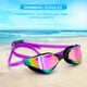 thumbnail image 4 of Gafas de natación dedicadas Galvanoplastia Parasol transparente Anti-vaho Gafas de natación Anti-UV Hombres Mujeres Adultos Gafas FLhrweasw  Nuevo, 4 of 8