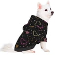 thumbnail image 2 of Balery Heart and Stars Sudadera con Capucha para Perros Pequeños – Ropa para Mascotas, Disfraz para Perros y Gatos, Ideal para Fiestas y Cosplay-X-Small, 2 of 7