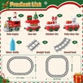thumbnail image 4 of Dimoarch Christmas Toys for Kids 1 2 3 Year Old, Christmas Train Set for Toddlers, Electric Train Set with Steam, Light & Music, Gifts for Boy Girl, 4 of 8