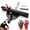 Black, variant on Precision Aluminum Miter Gauge with 18 Inch Fence, Beveled Baffle Plate System for Table Saw, 3/8 x 3/4 Inch Miter Slot, 120 Stop Positions, Flip Stop, Adjustable Angle Crosscut Fence (Red)