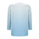 thumbnail image 4 of Vestidos Casuales Para Mujer, Blusas De Mujer De Moda Camiseta de mujer con cuello redondo, manga larga, color liso, moderna y cómoda., 4 of 5