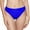 F-Blue, variant on Medium Rise Bikini Briefs Summer Triangle Swim Bottoms Comfortable Beachwear(F-Green,L)