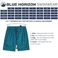 thumbnail image 3 of Blue Horizon Swimwear Mens Slim Fit Swim Shorts 7 inch Swim Trunks- Quick Dry Mens Bathing Suits with Mesh Lining, 3 of 3