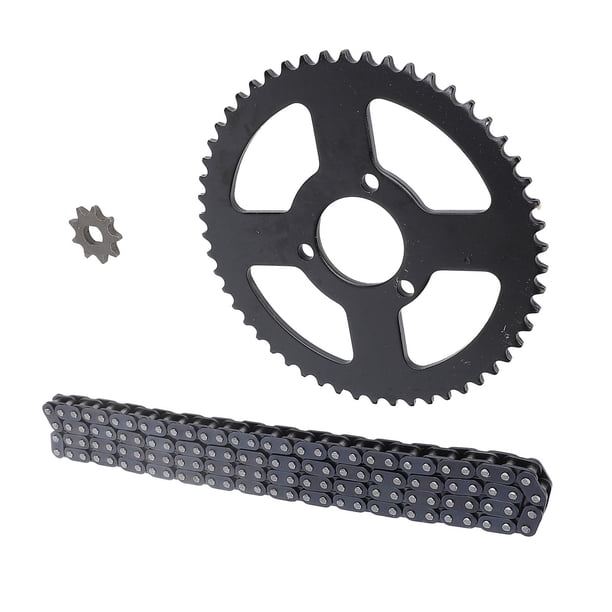 Juego De Cadena De Piñón, Fácil De Instalar Acero 9T 10MM Delantero 54T 35MM Trasero Manejo Más Suave Reemplazo De Piñón Delantero Y Trasero Y Kit De Cadena Para Modificar