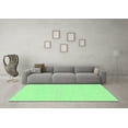 thumbnail image 3 of Ahgly Company Indoor Round Solid Emerald Green Modern Area Rugs, 3' Round, 3 of 4