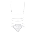 thumbnail image 5 of Lencería de encaje Gibobby Sujetador y pantalones con cordones Íntimos Blanco L, 5 of 5