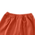 thumbnail image 6 of Tdoqot Little Girls Fleece Outfits Set- Long Sleeve Casual Warm Cute Kids Fall Clothes T Shirts and Pants Orange Size 2-10 T, 6 of 7
