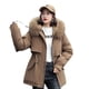 thumbnail image 2 of Chaqueta de algodón gruesa y cálida, larga y de moda para mujer, chaqueta de algodón con plumón informal para mujer, 2 of 6