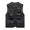 Black, variant on jjayotai Mens Coat Jacket Clearance Men's Work Sleeveless Jacket Solid Color Stand Collar Multiple Pockets Outdoor Sports Photography Leisure Vest Coat