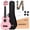 Pink, variant on AODSK 21" Ukulele Kit with Case, Clip-On Tuner, Strap, Nylon Strings, Picks, Online Lesson, Ukelele Beginner Series (Blue)