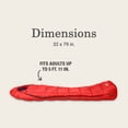 thumbnail image 5 of Coleman Tidelands 40° Mummy Insulated Sleeping Bag, 5 of 7