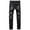A_Black Ripped Jeans, variant on Men's Ripped Paint Splash Skinny Jeans Distressed Denim Pants Slim Fit Street Black 42