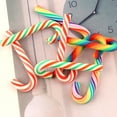 thumbnail image 3 of Supvox Polymer Clay Cane Decor Christmas Crutches Decor Multi 30Pcs, 3 of 6
