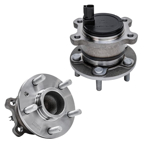 Detroit Axle - Rear 2pc Wheel Bearing Hubs for 2013-2019 Ford Escape 2013-2018 C-Max 2015-2019 Lincoln MKC 2016 2017