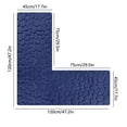 thumbnail image 3 of PONPRNGY Washable Corner Kitchen Mat, L Shape Rug for Island Table, Super Absorption Velvet Rugs for Floor, Skid Free Right/Left Corner Rug for Door, Bathroom, Living room, 3 of 7