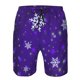thumbnail image 3 of Balery Dark Purple Snowflakes Traje de Baño Estilo Hawaiano para Hombre, Shorts de Secado Rápido con Bolsillos-X-Large, 3 of 6