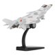 thumbnail image 2 of Modelo de avión de metal elaborado con accesorios de soporte Modelo de avión de combate de metal de aleación decorativa Camuflaje gris, 2 of 5