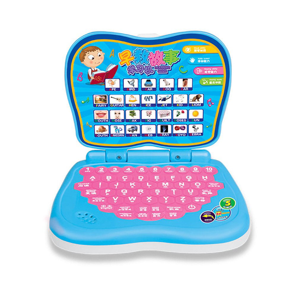 Computer Laptop Tablet Kids Educational Learning Machine Toy New Study T8X9