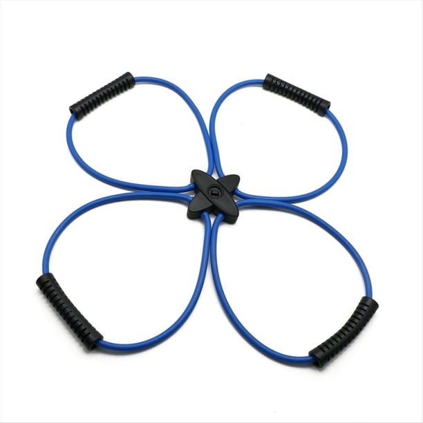 Kit de Banda de Resistencia Pilates Reformer Equipo de Ejercicios en el Hogar para Entrenamiento Corporal Total: Ayuda A Enfocar los Músculos y Tonificarlos,Azul
