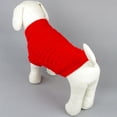 thumbnail image 5 of Lovebay Turtleneck Knitted Dog Sweaters Winter Outfits Knitwear Pet Coats Cat Clothes Red L, 5 of 6