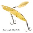 thumbnail image 4 of Señuelos Giratorios Con Manivela Lentejuelas Giratorias 360 ​​grados para Pesca (dorado), 4 of 4