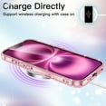thumbnail image 7 of JETech Glitter Case for iPhone 16 6.1-Inch, Bling Sparkle Shockproof Phone Bumper Cover, Cute Sparkly for Women and Girls (Pink), 7 of 7
