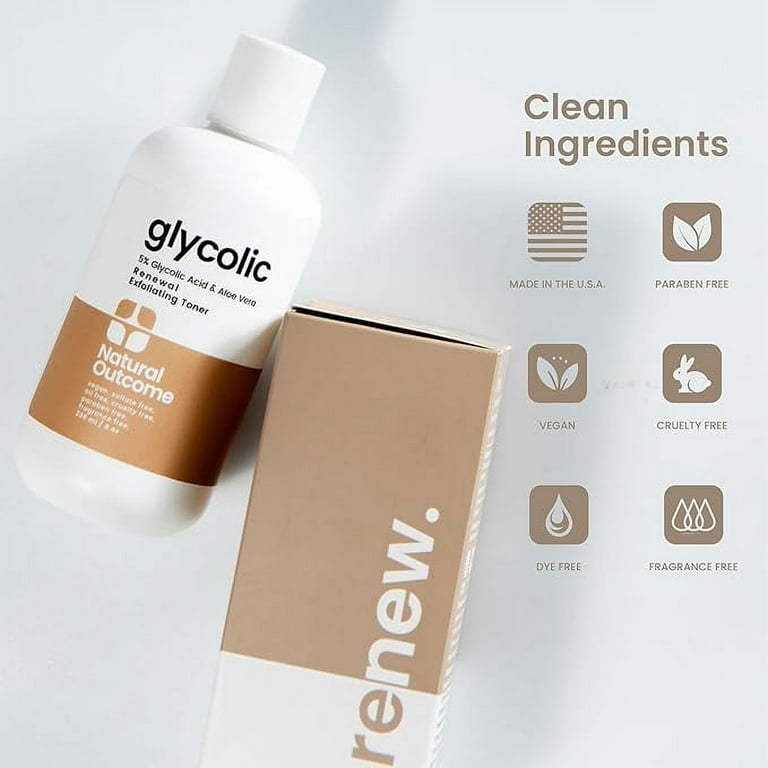Natural Outcome Glycolic Acid Toner 5% with Aloe & Quinoa photo 5