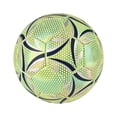 thumbnail image 1 of Guardoinrt PU Standard Size Luminous Football Illuminate Skills On Field Wide Application Football Training hexagon Size 5, 1 of 6