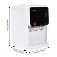 thumbnail image 3 of 4.5-18.9L/ Top Loading Countertop Water Dispenser Hot Cold Water Cooler Drinking Machine with Indicator Lights, 3 of 13