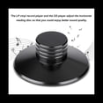 thumbnail image 3 of LP Vinyl Record Player Balanced Metal Disc Stabilizer Weight Clamp Turntable HiF Black, 3 of 6