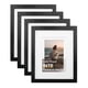 thumbnail image 1 of Marco de fotos KINLINK Black Wood 8x10 con plexiglás acrílico, 1 of 7