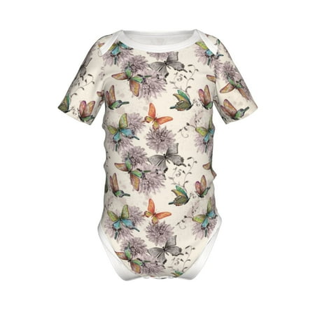 

Gaeub Flying Butterflies-1 Print Infant Climbing Onesie Toddler Outfit Newborn Baby Bodysuit Baby Boy Girl Clothes -2 Years